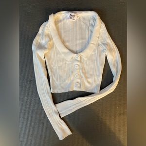 Princess Polly Cropped Long Sleeve, XS